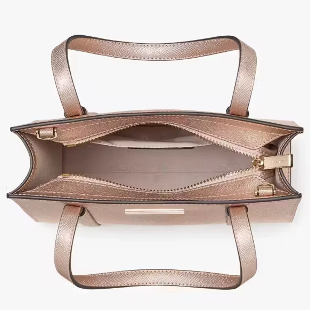 Kate Spade Kenzie Limited Edition Metallic Small Tote Rose Gold